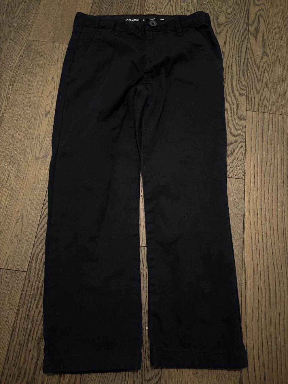 Old Navy Boys Grey Sweater Navy Trousers Preppy Uniform Essential Cotton Size 8
